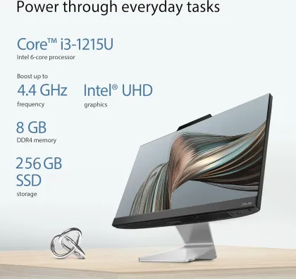 Asus A3202WBA-BPB010WS All in One PC (12th Gen Core i3/ 8 GB RAM/ 256 GB SSD/ Win 11) Thumb-2