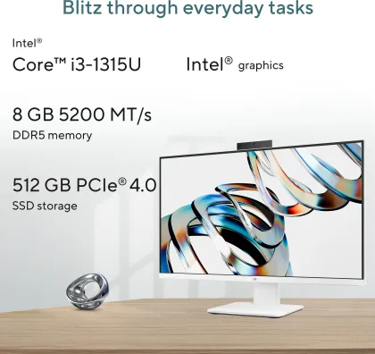 Asus AiO V440 V440VAB-KWPC001WS (13th Gen Core i3/ 8 GB RAM/ 512 GB SSD/ Win 11) Thumb-2