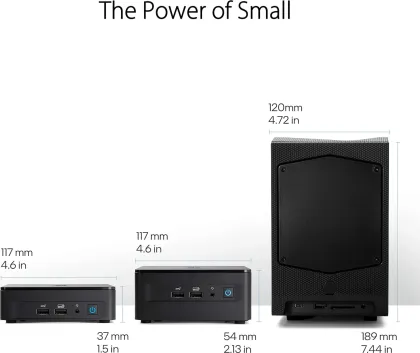 Asus Nuc 12 Pro RNUC12WSHi300000I Barebone Mini PC (12th Gen Core i3) Thumb-2