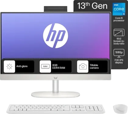HP 24-cr0477in All in One PC (13th Gen Core i5/ 8 GB RAM/ 512 GB SSD/ Win 11) Thumb-1