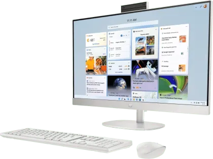 HP 27-cr1078in All-in-One PC (Intel Core Ultra 7 155U/ 32 GB RAM/ 1 TB SSD/ Win 11) Image-2