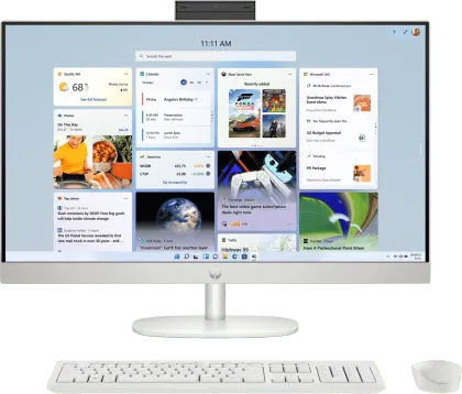 HP 27-cr1078in All-in-One PC (Intel Core Ultra 7 155U/ 32 GB RAM/ 1 TB SSD/ Win 11) Image-1