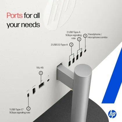 HP 27-cr1418in All-in-One PC (Intel Core Ultra 7 155U/ 16 GB RAM/ 1 TB SSD/ Win 11) Image-4