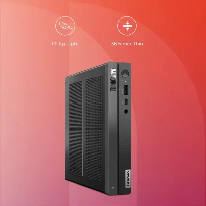 Lenovo ThinkCentre Neo 50q 12LNA00LIH Mini PC (13th Gen Core i5/ 8 GB RAM/ 512 GB SSD/ DOS) Thumb-3
