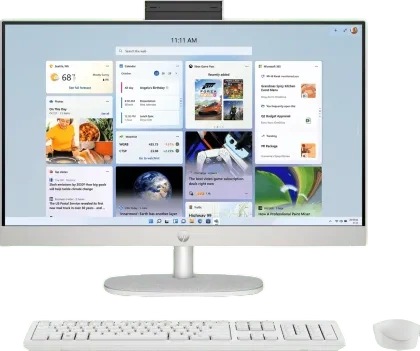 HP 27-cr1027in All-in-One PC (Intel Core Ultra 5 125U/ 16 GB RAM/ 1 TB SSD/ Win 11) Image